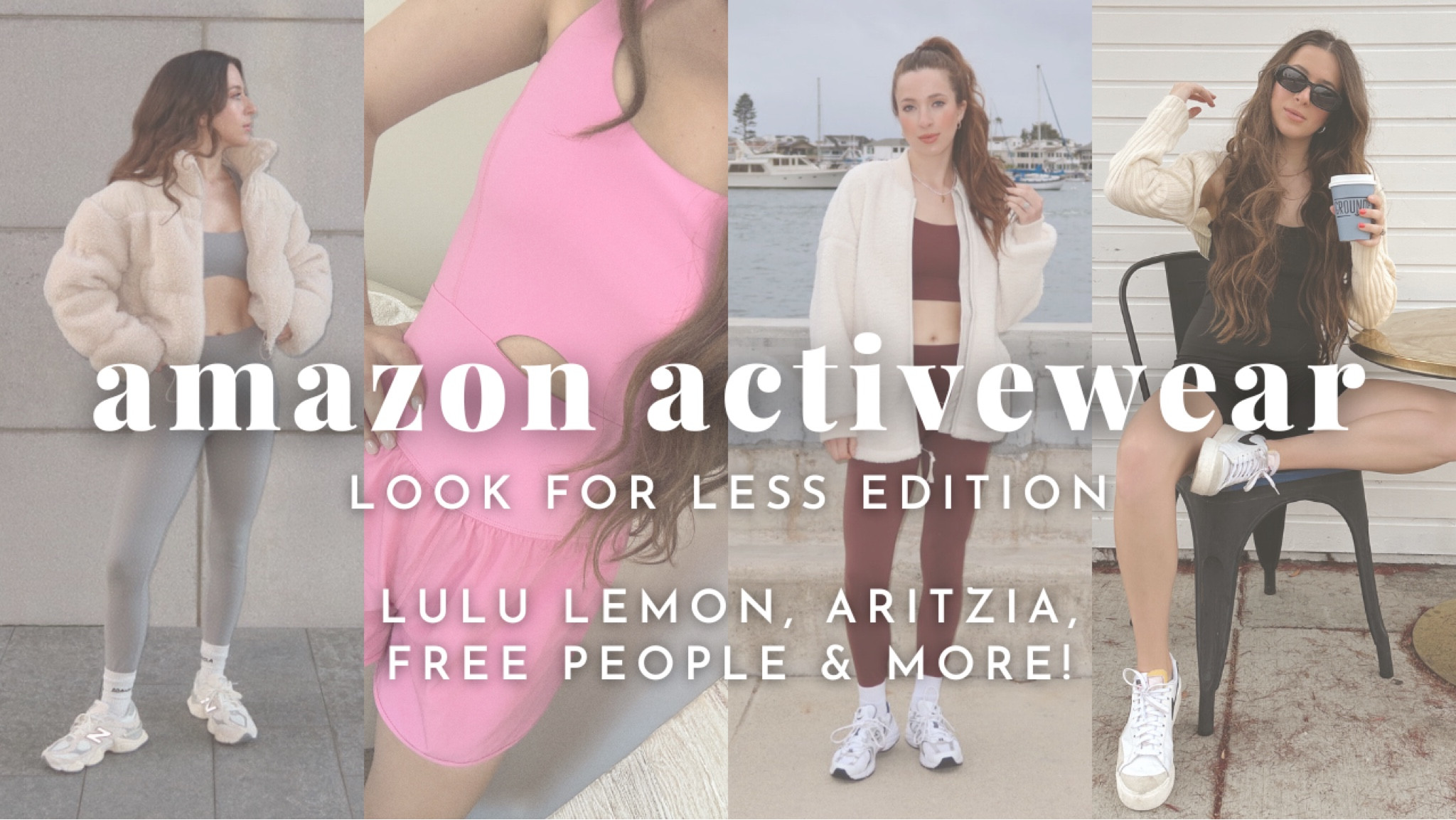 Here are all the links for this weeks Amazon video all about Amazon look for less activewear! 

#LTKFitness #LTKActive #LTKStyleTip