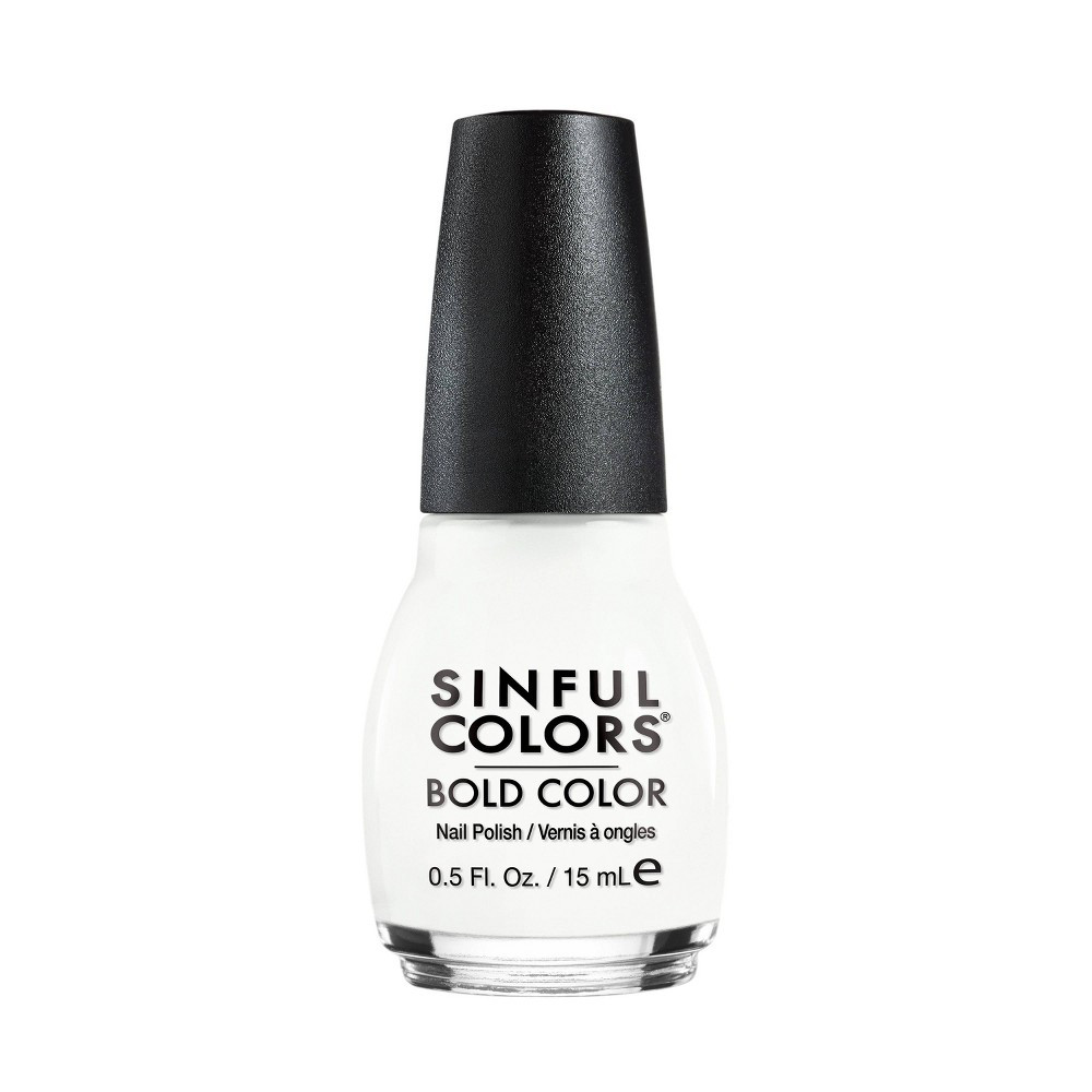 Sinful Colors Bold Color Nail Polish - Snow Me White - 0.5 fl oz | Target