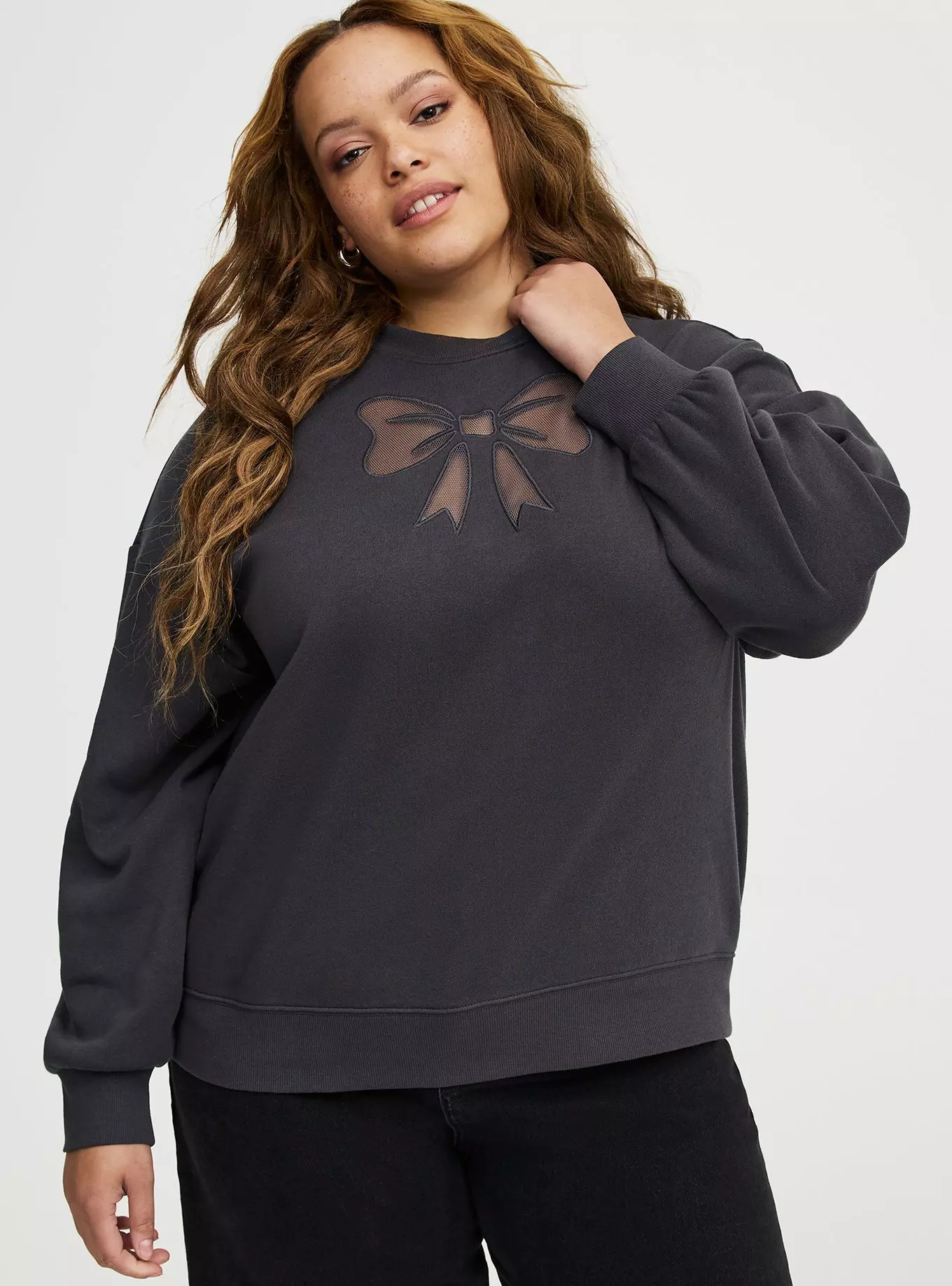 Cozy Fleece Butterfly Sweatshirt | Torrid (US & Canada)
