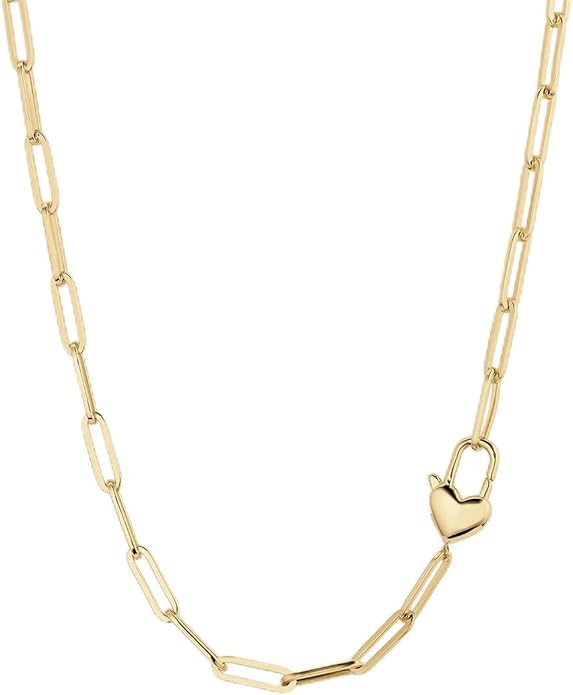 Heart Padlock Necklace | Amazon (US)