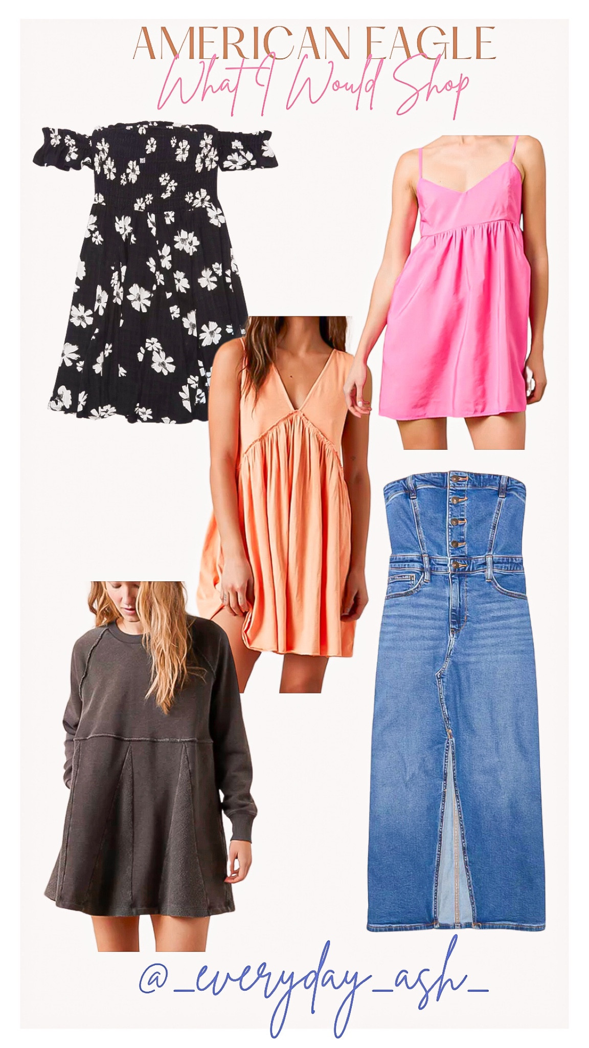 LTK SPRING SALE 

shop these American Eagle finds at great prices - click code for discount 

Black floral dress, black dress, pink dress, orange dress, long sleeve dress, sweatshirt dress, denim dress, jean dress, American Eagle, spring fashion, maternity 

#LTKSpringSale #LTKfindsunder50 #LTKstyletip