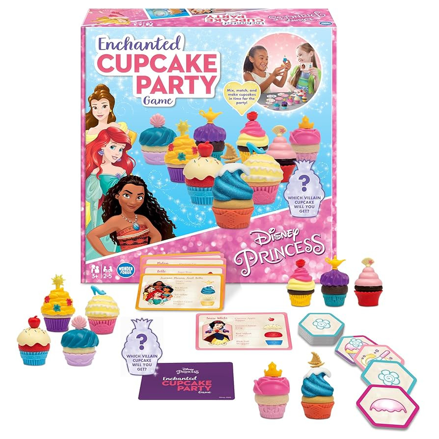 Wonder Forge Disney Princess Enchanted Cupcake Party Game - Exciting Matching Game | Fun for Kids... | Amazon (US)