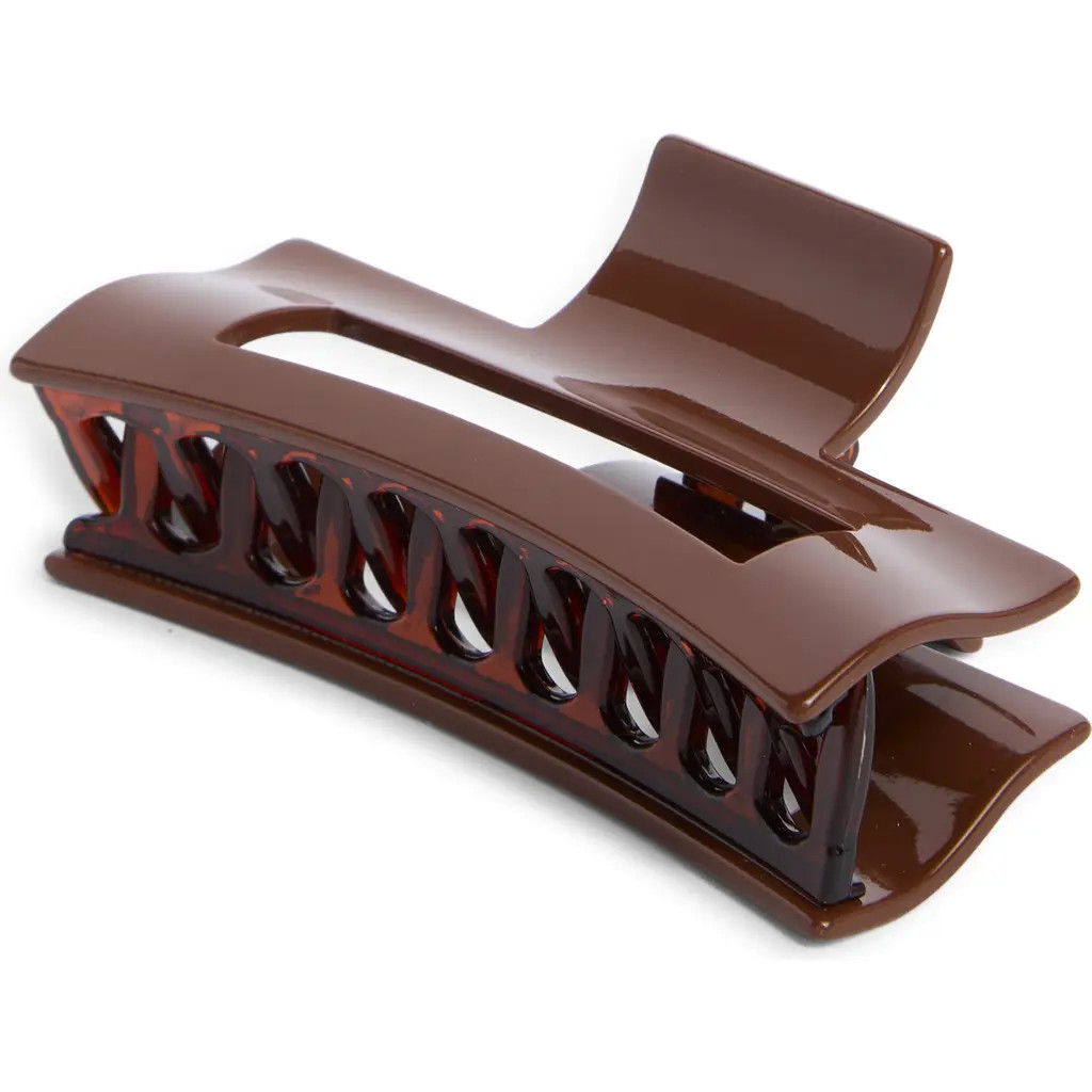 france luxe Large Jaw Clip in Chocolate at Nordstrom | Nordstrom