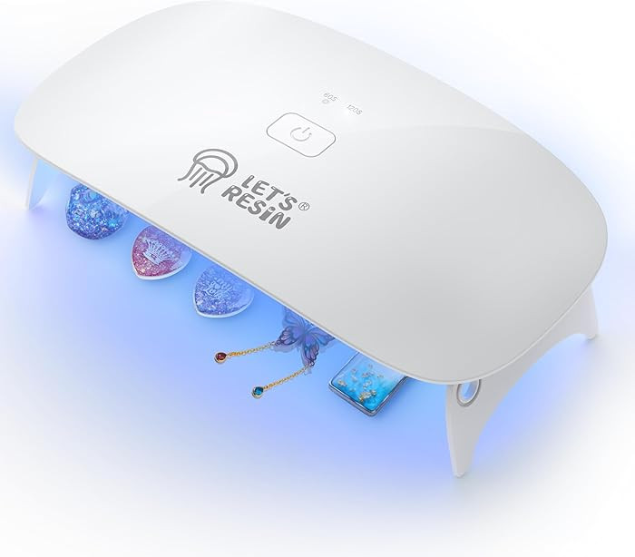 LET'S RESIN Upgraded UV Light for Resin, Large Size Portable UV Resin Light, Fast Curing&Portable... | Amazon (US)