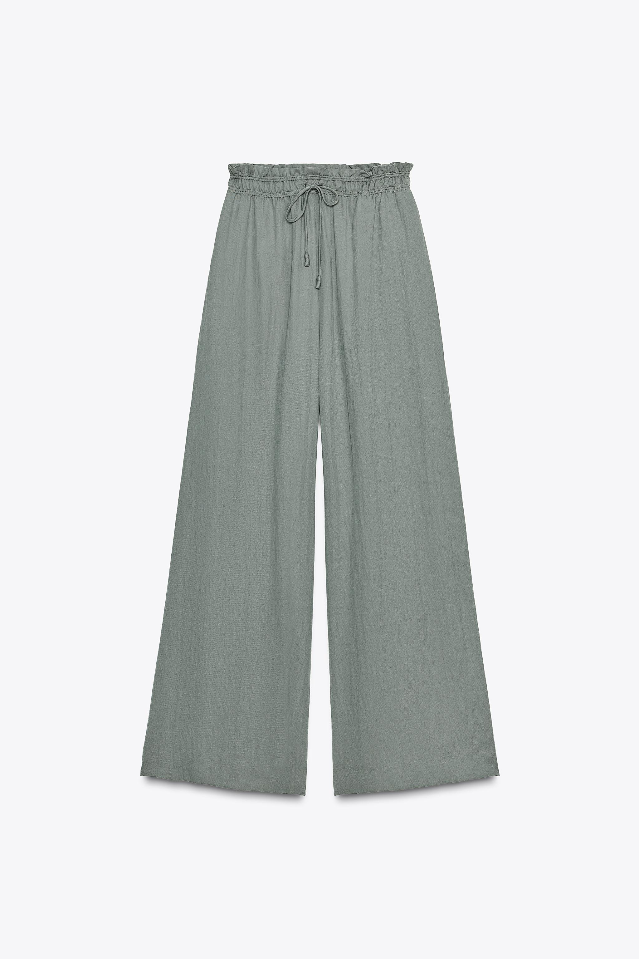 ZW COLLECTION FLOWY PAJAMA PANTS | Zara US
