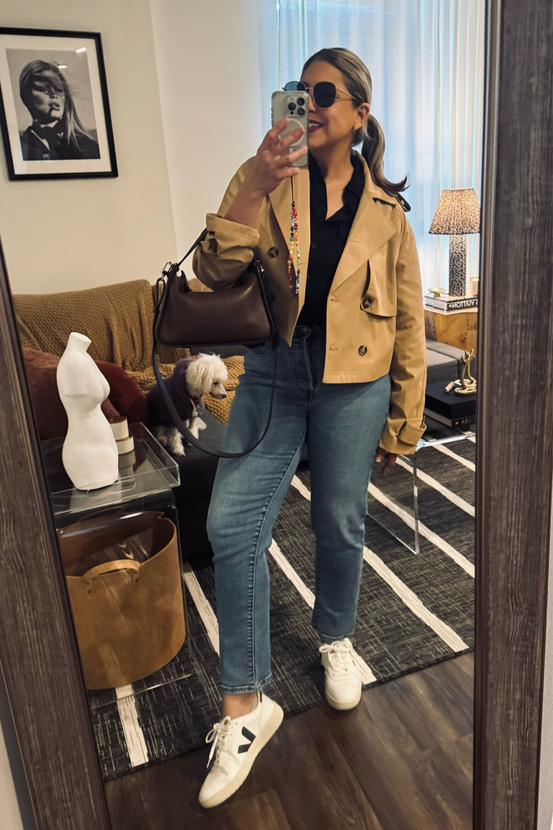 Such a great vibe and excellent quality is this cropped trench! WORD: AFFORDABLE! #trenchcoat #croppedtrench #thehorsebag #thehorse #handbag #chocoaltehandbag #chocolatebag #amazonfinds #amazon #veja #sneakers #levis #vintage #quayaustralia #cassie #phonestrap #iphone #cb2

#LTKCyberWeek #LTKFindsUnder50 #LTKItBag