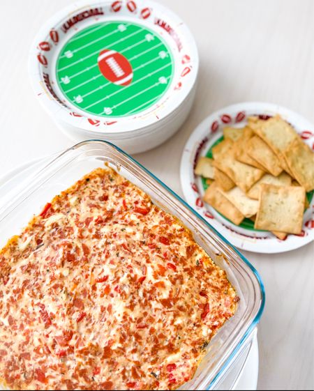 Last minute super bowl appetizer dip 

PEPPERONI PIZZA DIP

Ingredients:

1 package of sliced pepperoni (shred in blender or food processor)
1 small jar of roasted red peppers - chopped
1 block of cream cheese
1 can of cream of mushroom soup
Oregano & garlic powder to taste


Directions:

Mix ingredients all together
Bake at 350 degrees for about 20 minutes.
Serve with crackers of your choice - we like to serve with Italian herb crackers


Save & follow for more seasonal & holiday ideas! 


Recipe , appetizer , amazon finds , grocery ideas , Walmart finds , easy recipes 

#LTKSeasonal #LTKfamily #LTKunder50