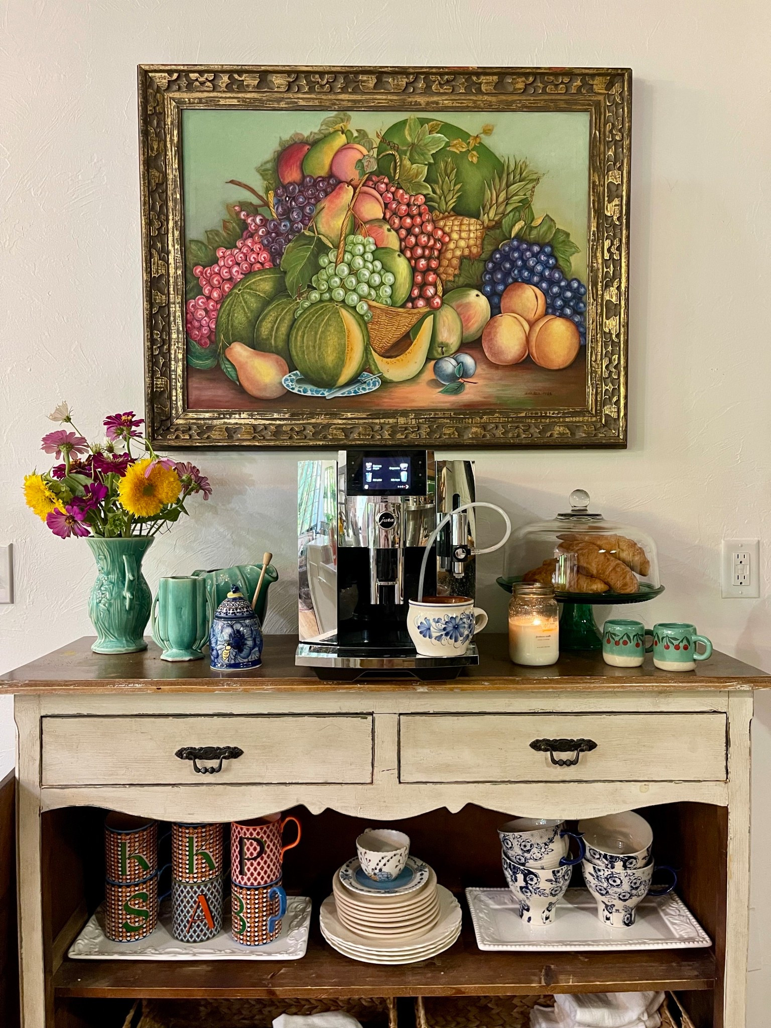 All of my coffee bar favs including my Jura E8 and wall mounted coffee mug rack.

#LTKHome