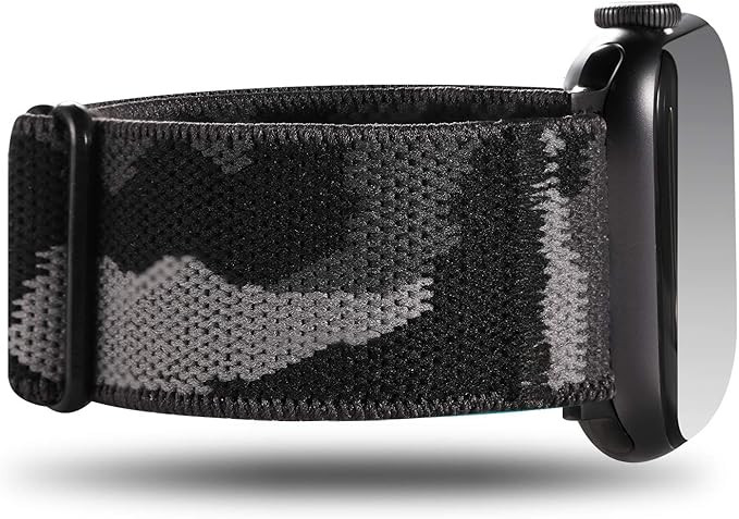 CreateGreat Adjustable Elastic Bands Compatible with Apple Watch 38mm,40mm,Lightweight Stretchy R... | Amazon (US)