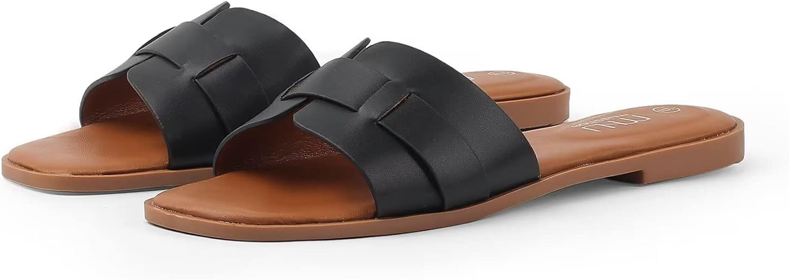 MUSSHOE Sandals for Women Dressy Summer Slip on Colourful Bowknot Flat Sandals for Women | Amazon (US)