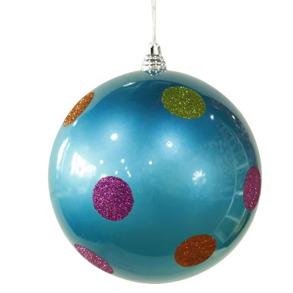 Vickerman Candy Polka Dot Ball Christmas Ornament | Target