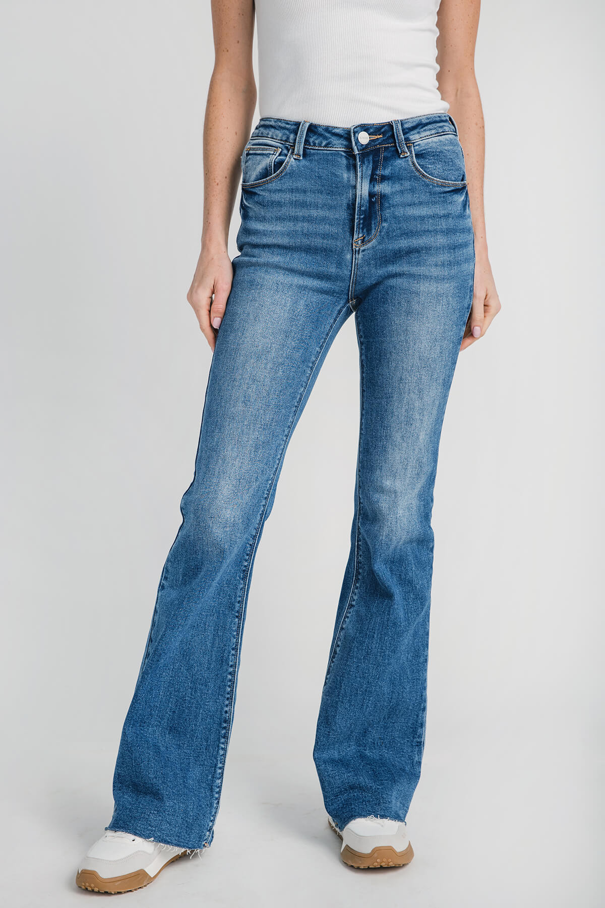 Risen Harper High Rise Boot Cut Jeans | Social Threads
