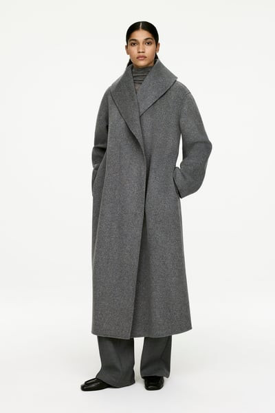 Shawl-Collar Coat | Arket UK