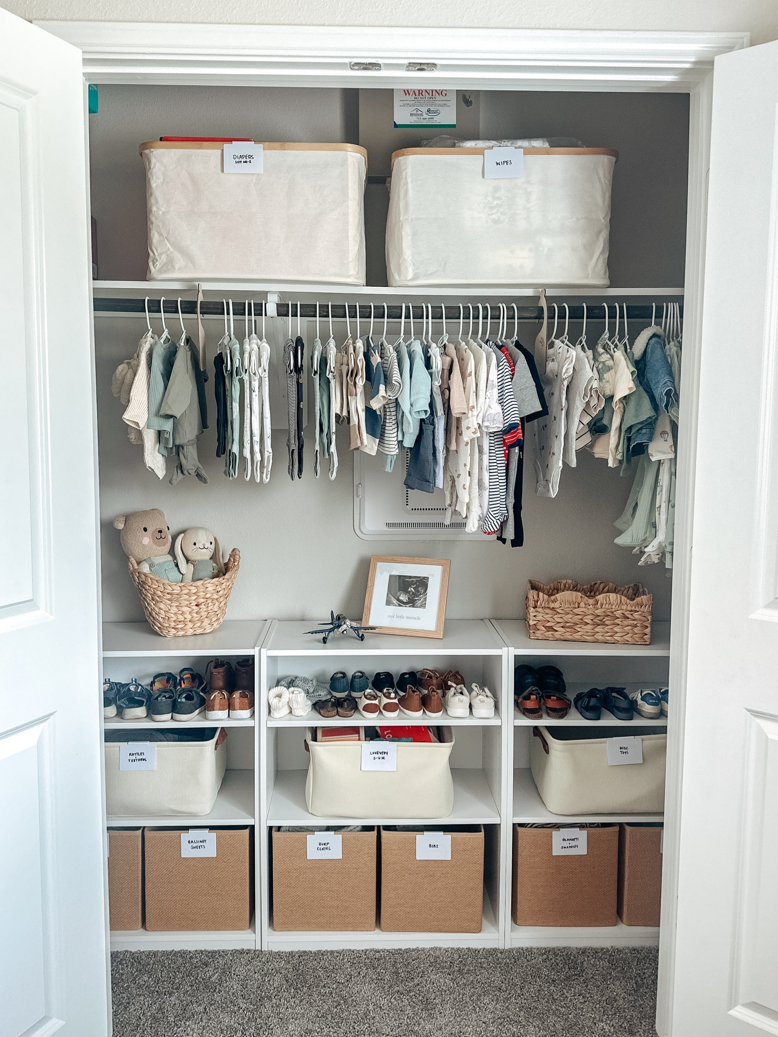 Nursery Closet Organization

#LTKBump #LTKKids #LTKHome