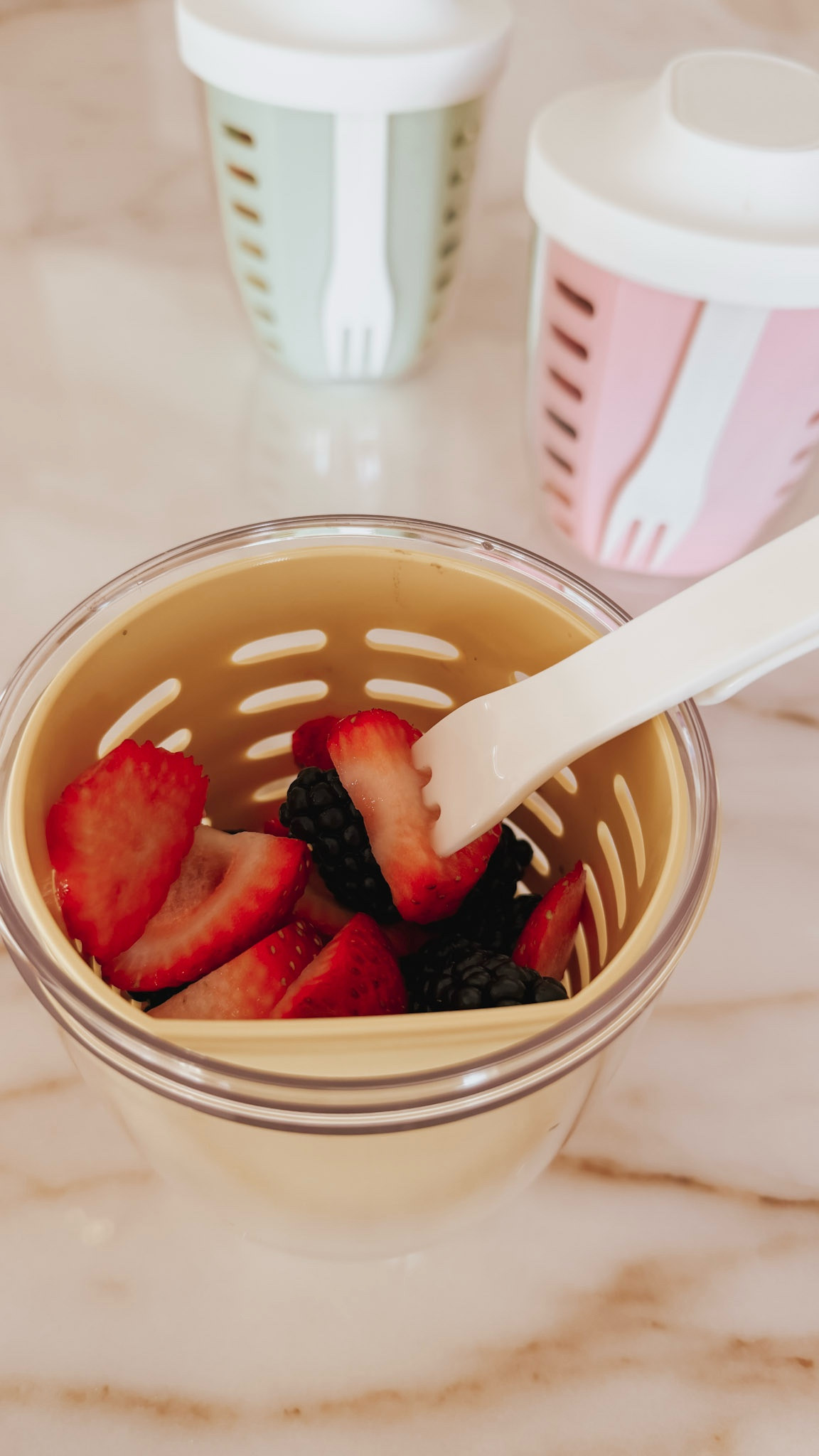 Easy snack idea! 🍓 these containers are one of my favorite kitchen gadgets ! 

#LTKHome