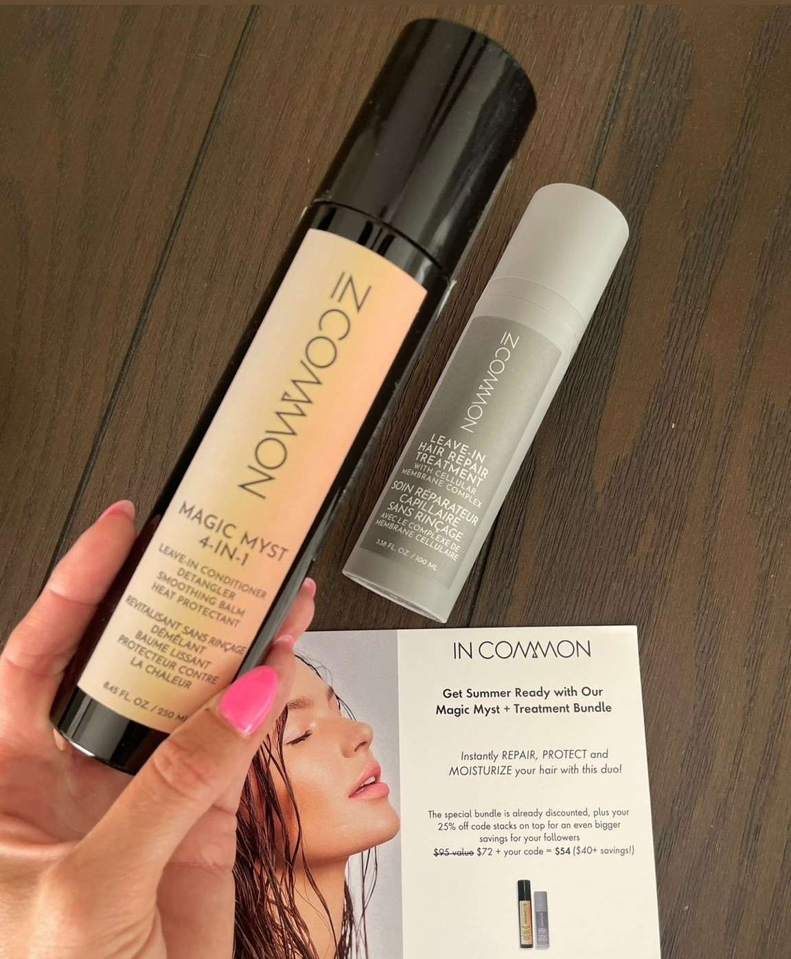 In Common sale / discount alert!! You can use TEACHERFASHIONISTA for 40% for the rest of August!! Get their 4-in-1 magic mist (my fav!) or any other products you like sitewide! Enter my code at checkout!


#haircare hair products, In Common magic mist, discount code

#LTKSaleAlert #LTKgrwm #LTKBeauty
