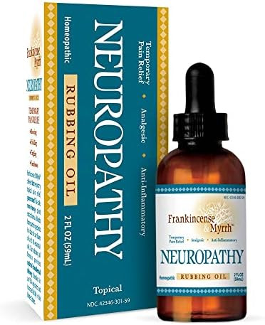 Frankincense & Myrrh Neuropathy Rubbing Oil, Nerve Pain Relief with Essential Oils, 2 Fl. Oz. Max... | Amazon (US)