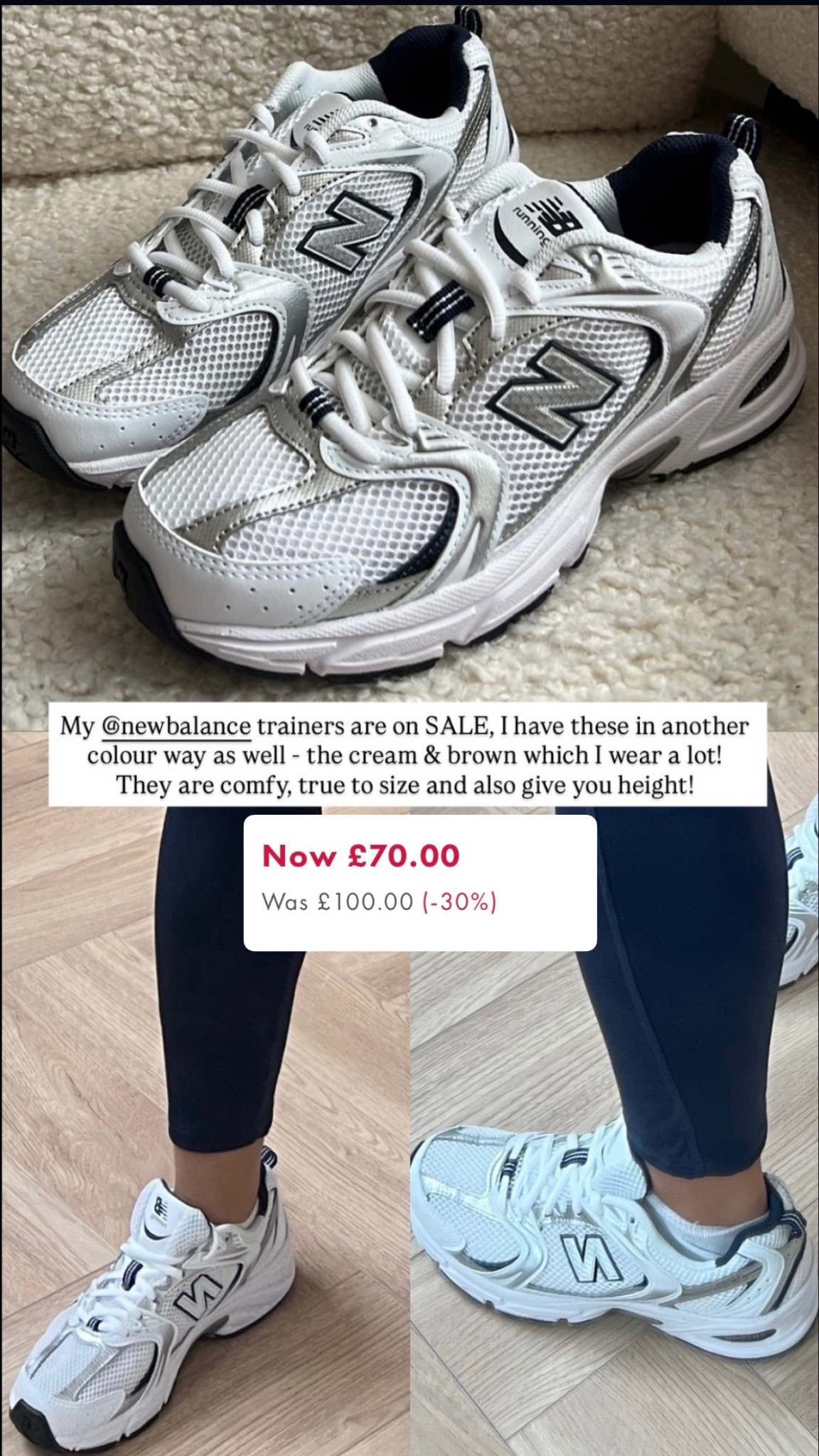 30% off my new balance 