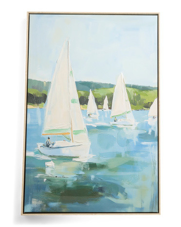 20X30 Flotila Hand Painted Decor | TJ Maxx