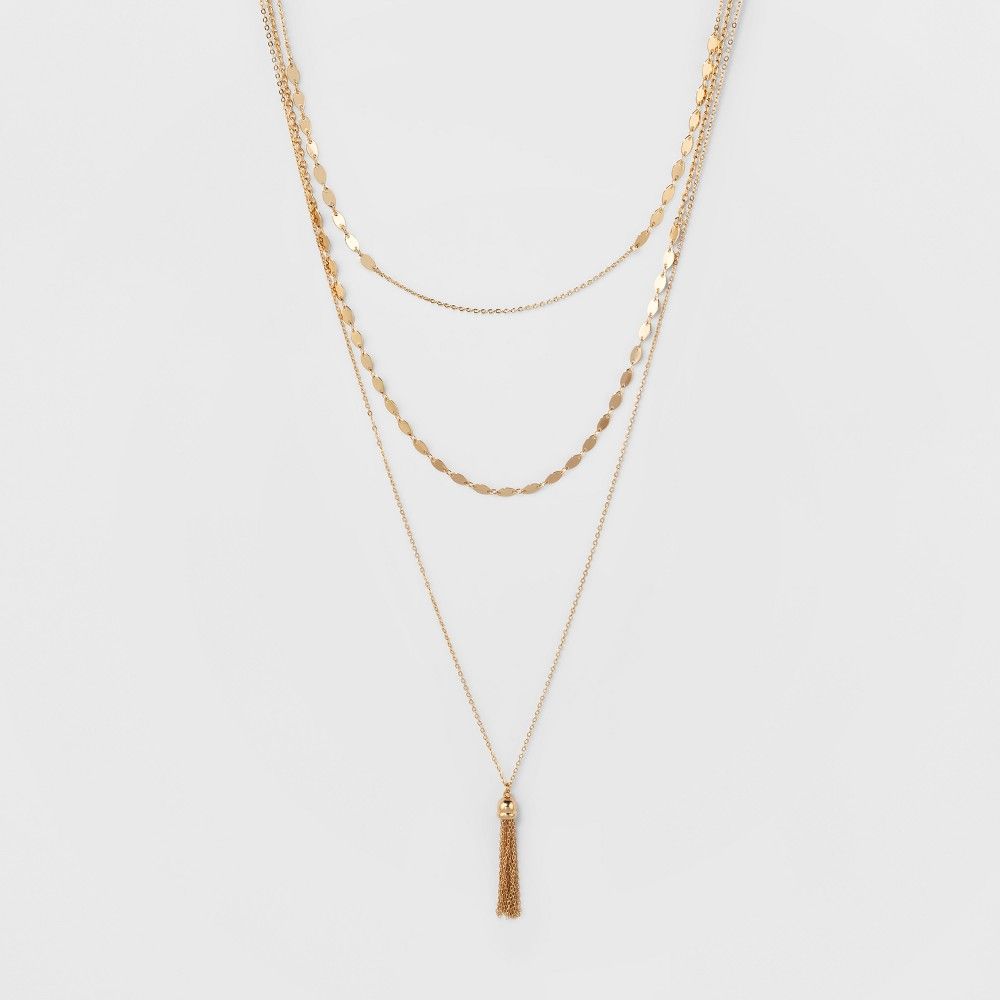 Sugarfix by BaubleBar Delicate Layered Necklace - Gold, Girl's | Target