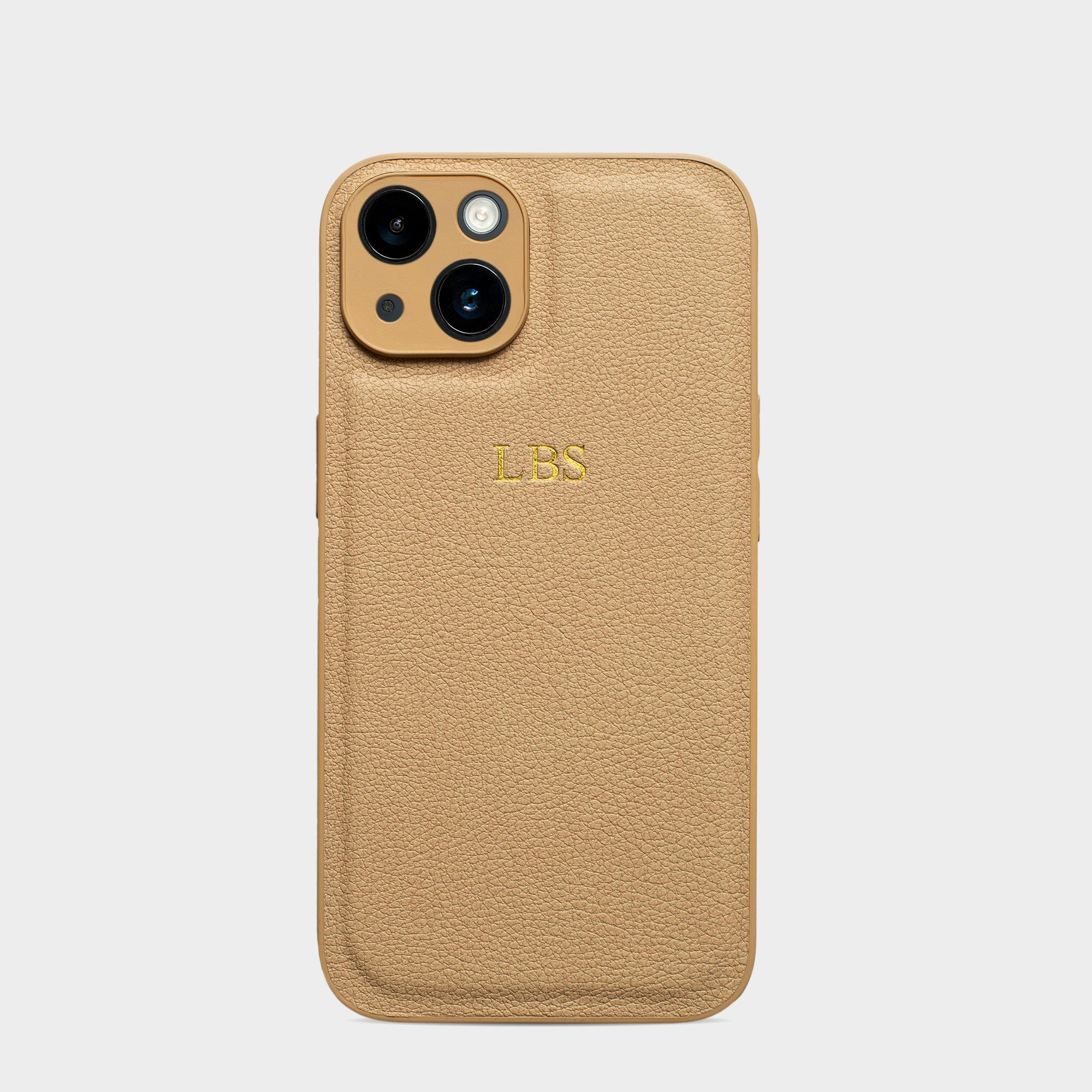 Tan Padded Personalized Case | INSERIF (US)