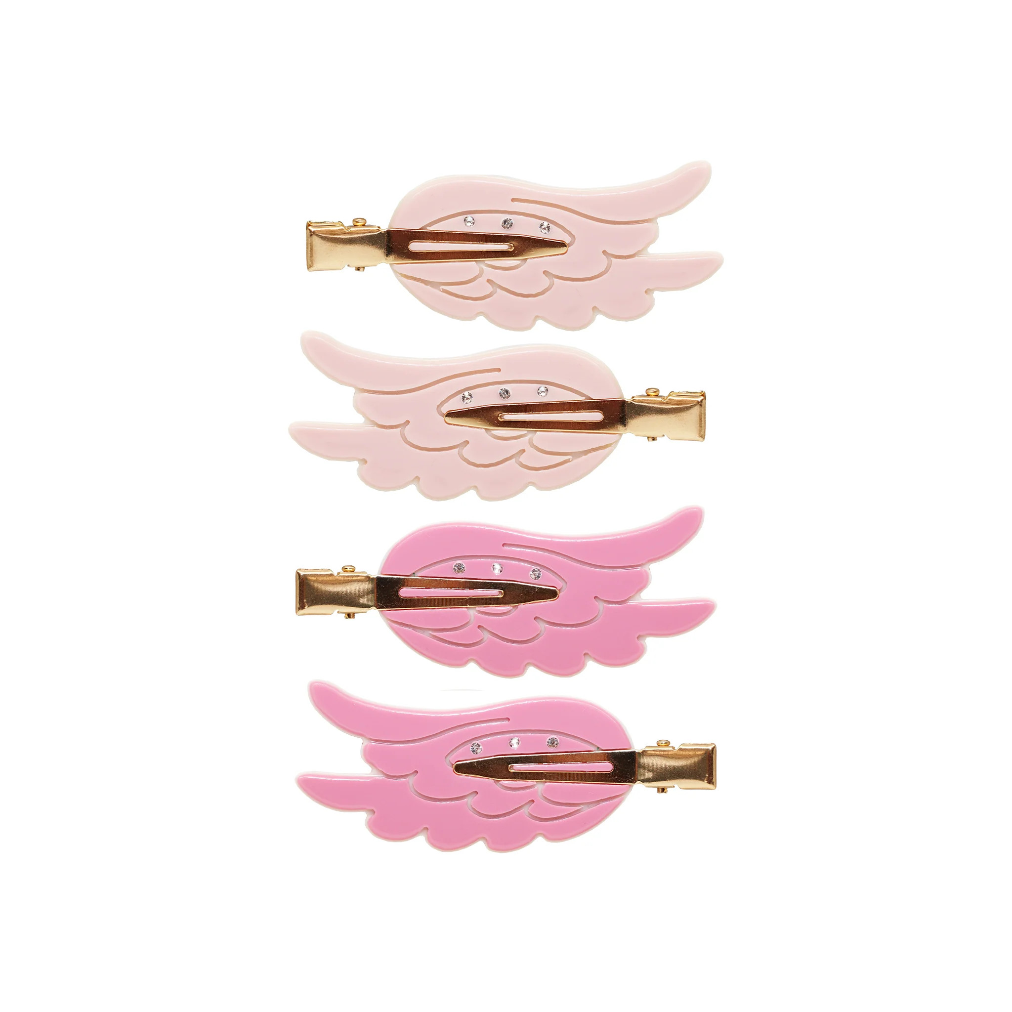 Angel Wing Popstar Clips in Pink Aura | Emi Jay