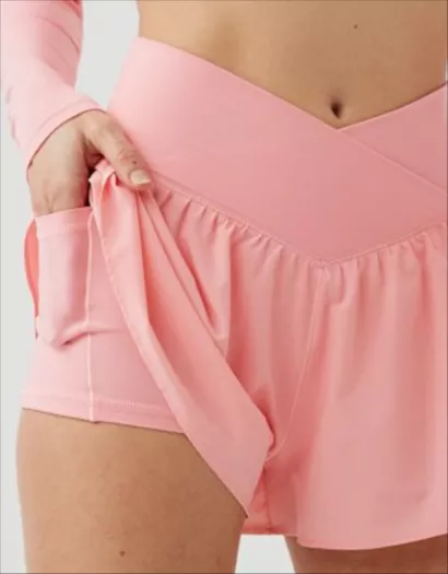 NEW OFFLINE By Aerie Real Me Xtra High Waisted Crossover Ruffle