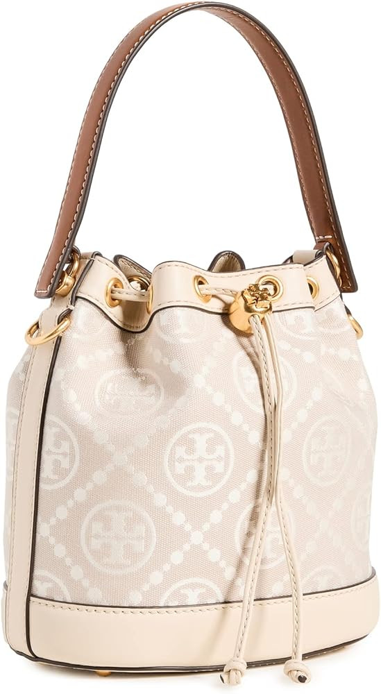 Tory Burch Women's T Monogram Bucket Bag | Amazon (US)