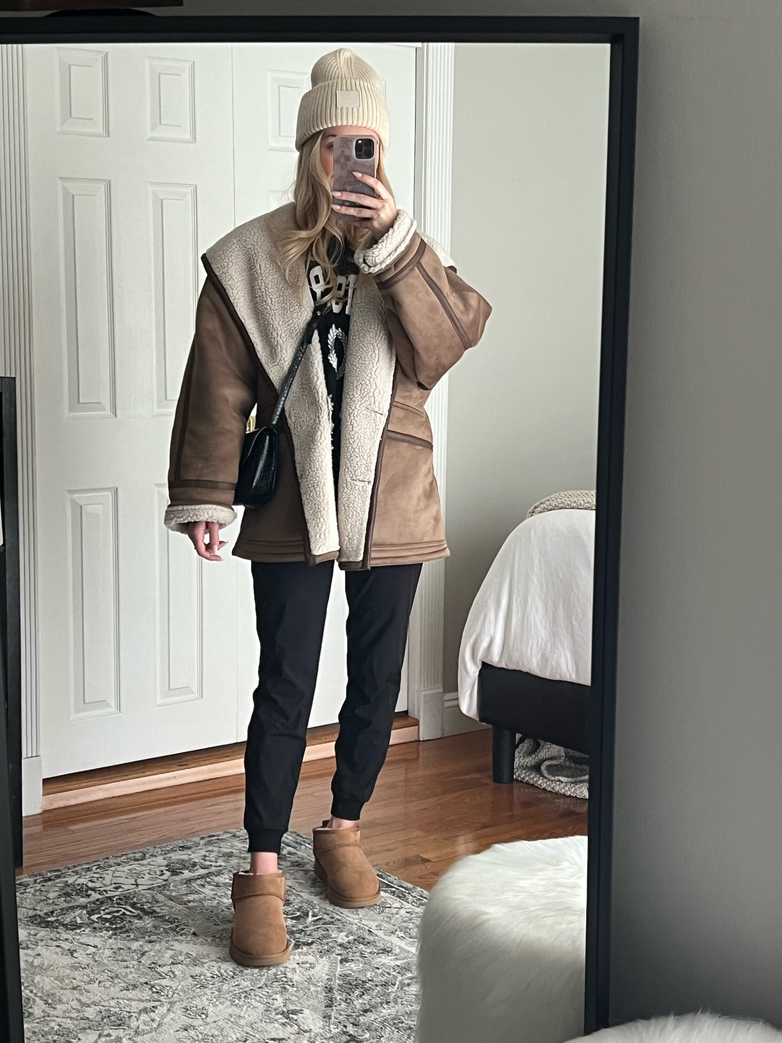 Cozy winter outfit, wearing size 12 in jacket

ASOS, ugg ultra mini, lululemon, ysl, acne studios

#LTKSeasonal #LTKitbag #LTKstyletip