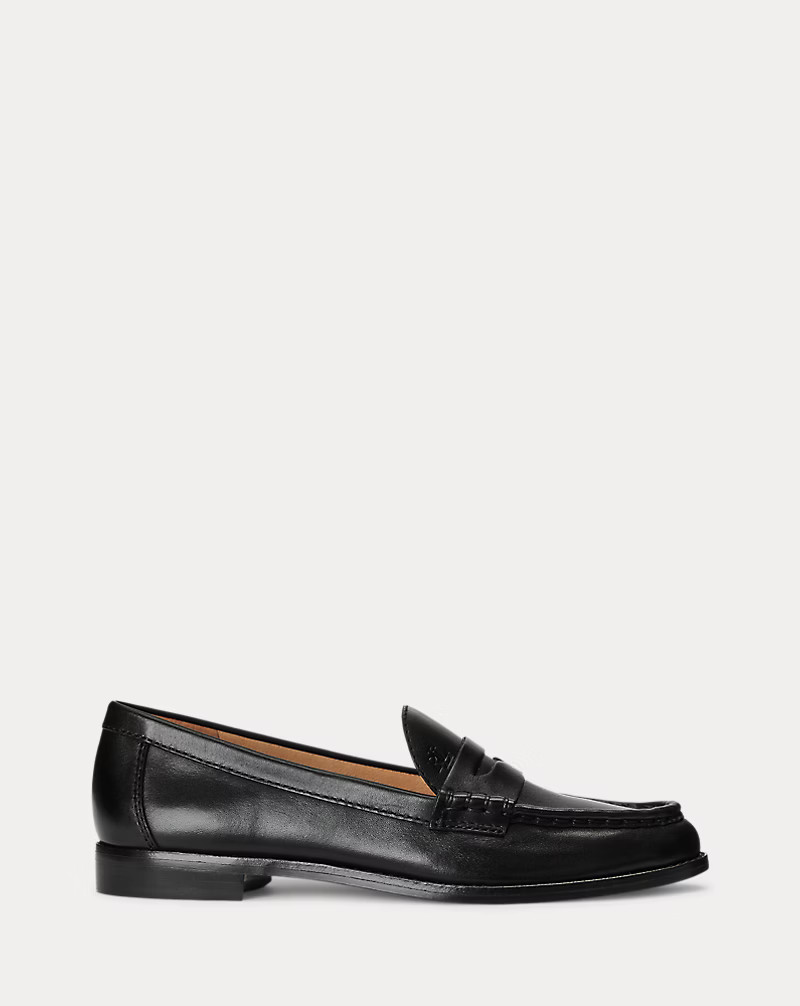 Wynnie Burnished Leather Loafer | Ralph Lauren (UK)