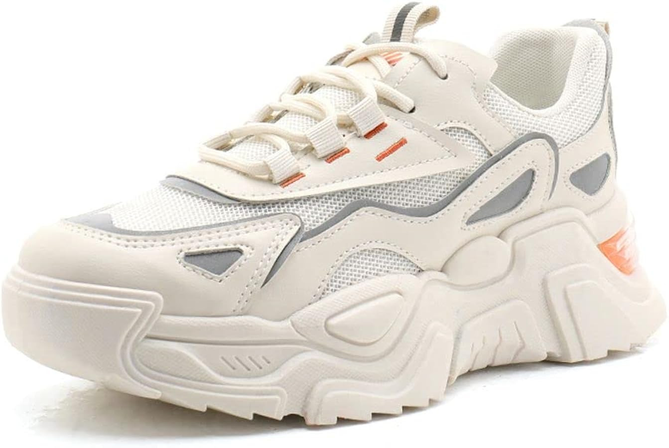 Women's Comfortable Mesh Platform Sneakers Casual Jogging Walking Shoes 5.5-8.5 | Amazon (US)