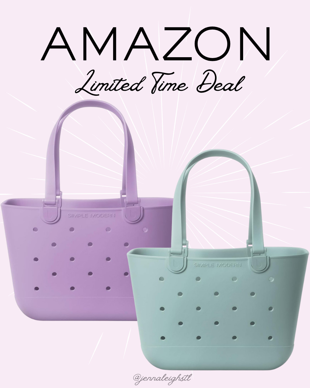 Amazon limited time deal 40% off this Simple Modern Large Beach Bag. Such a good grab for beach days, pool trips, and summer travel. ☀️ 

 #LTKmomlife #LTKSaleAlert #LTKTravel
