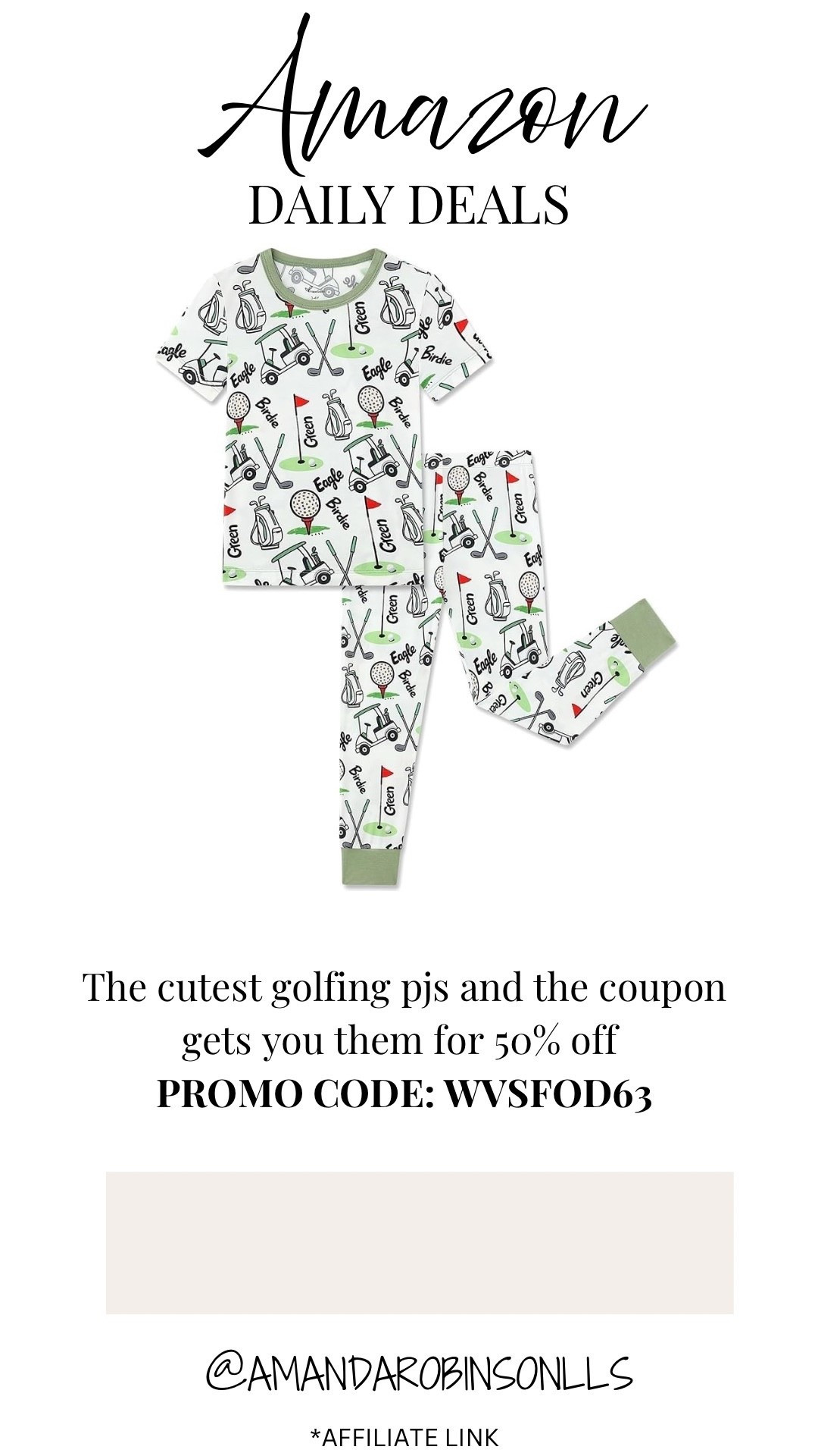 Amazon daily deals
Golf pjs

#LTKKids #LTKSaleAlert