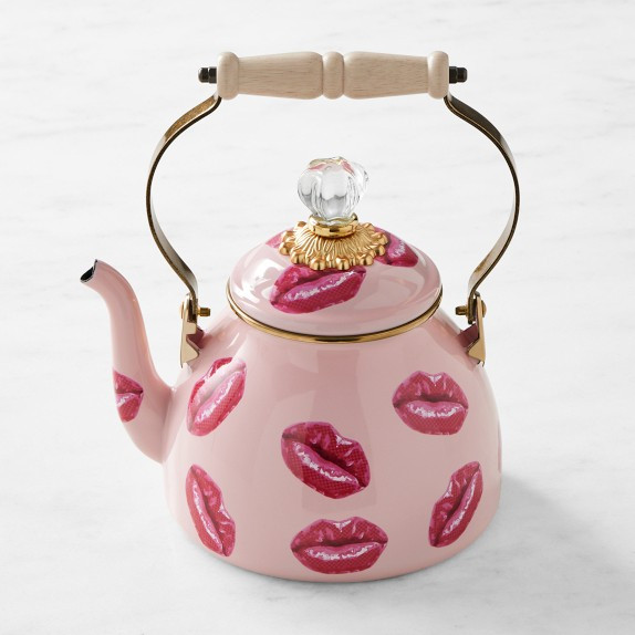 MacKenzie-Childs Kiss Me Tea Kettle, 2-Qt. | Williams-Sonoma