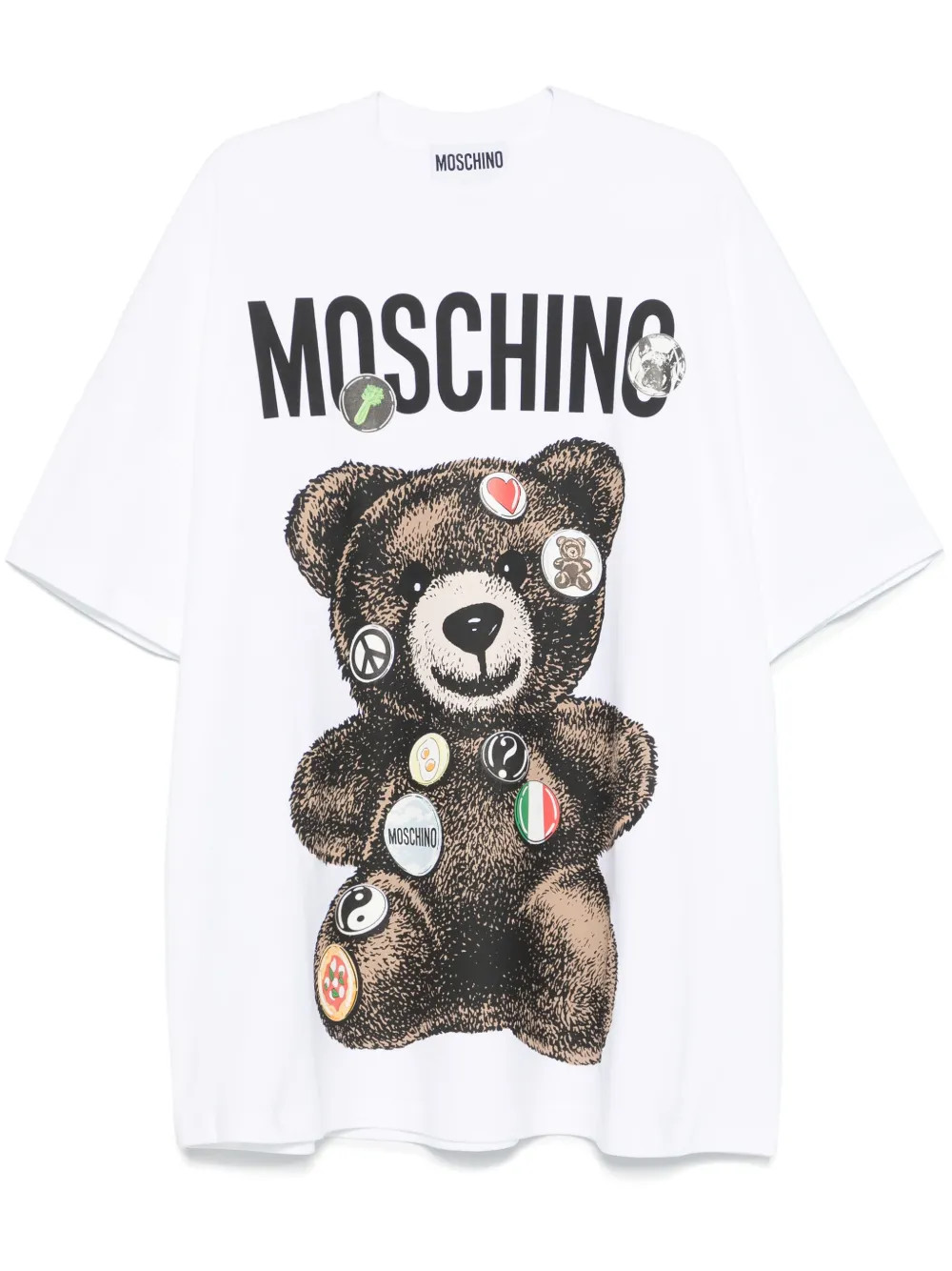 Teddy Bear-print T-shirt dress | Farfetch Global