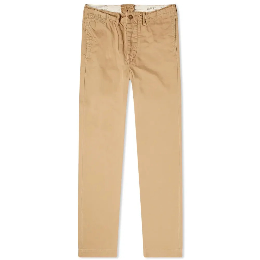 RRL Men's Officer Pant in New Military Khaki, Size Medium | END. Clothing