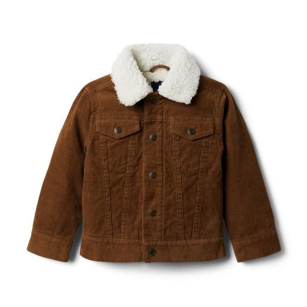 Corduroy Trucker Sherpa Collar Jacket | Janie and Jack