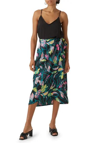 VERO MODA Ulina Floral Wrap Skirt | Nordstrom