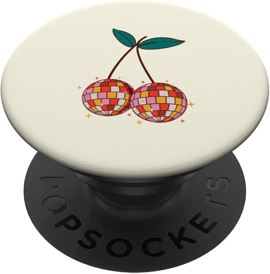 Disco Cherry Balls PopSockets Standard PopGrip | Amazon (US)