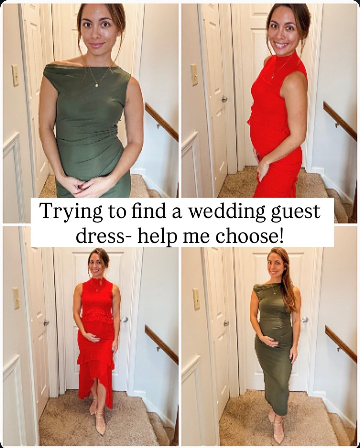 Having a hard time deciding what I like 🥲❤️💚
Red, Green or keep searching?!
These are so cute and bump friendly!✨

🤎Follow us @whatthesisterslove to receive links💌
✨

Comment SISTERS for link

——
💕We’re so glad you’re here

I’m Ericka a millennial mom
mom of toddlers
pregnant mama
stay at home mom
natural mama
faith filled mom
intentional motherhood
everyday mom life
simple mom life
imperfectly cozy
realistic motherhood
joyful chaos
I love sharing natural skincare
clean beauty routine
pregnancy safe skincare
diy nails
simple self care
5 minute makeup
glow from within
mom beauty hacks
no filter needed
skincare for busy moms

#MomLife #MillennialMom #ThirtySomethingMom #RealMomLife #UnaestheticMom #MomLifeUnfiltered #ChristmasVibes #EverydayMom #HappyChaos #MomsofInstagram
