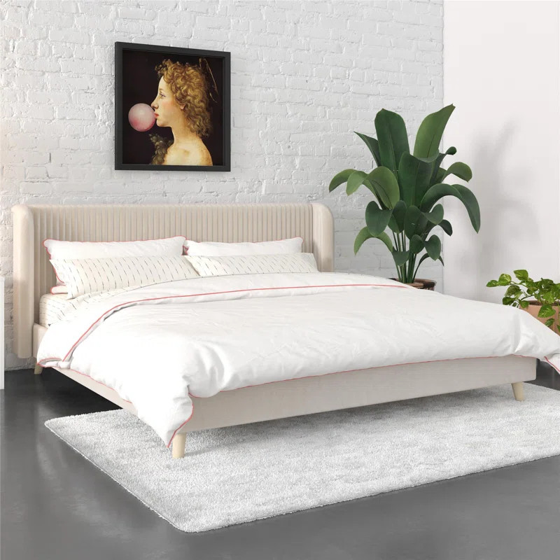 Holly King Size Upholstered Platform Bed | Wayfair North America