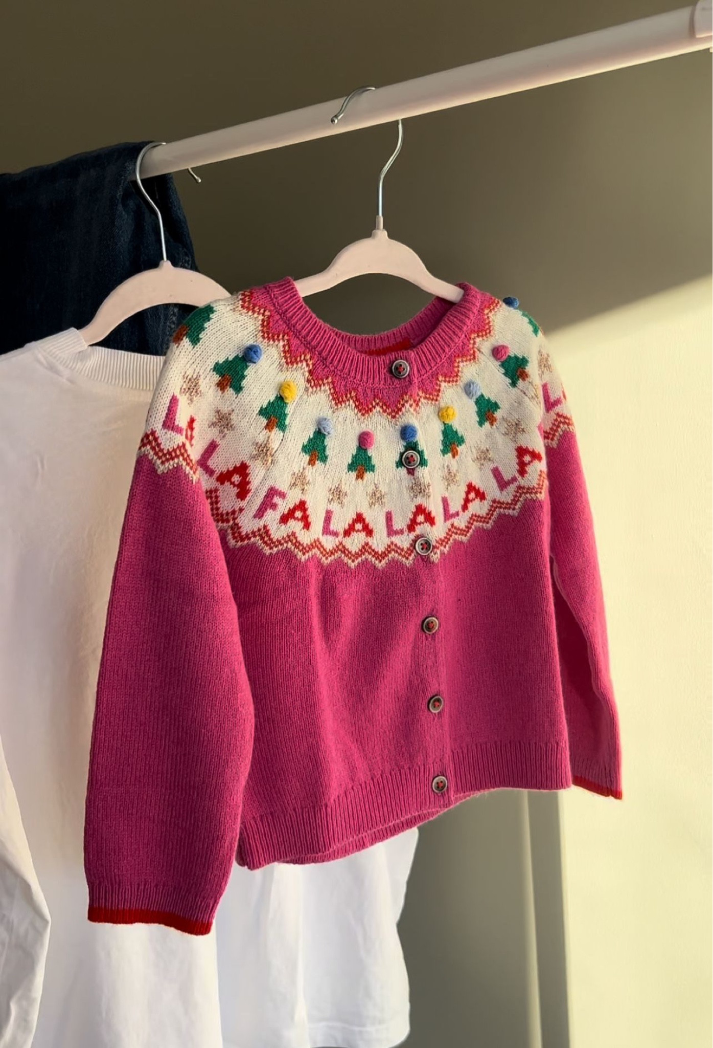 Toddler & mum matching pinks Christmas cardigan Boden 

#LTKstyletip #LTKeurope #LTKSeasonal