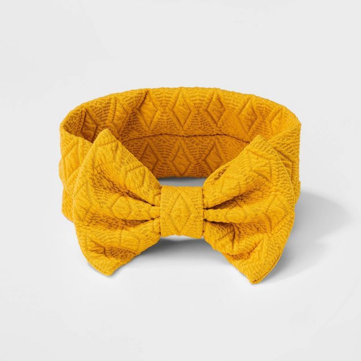 Baby Girls' Headwrap - Cloud Island™ Yellow | Target