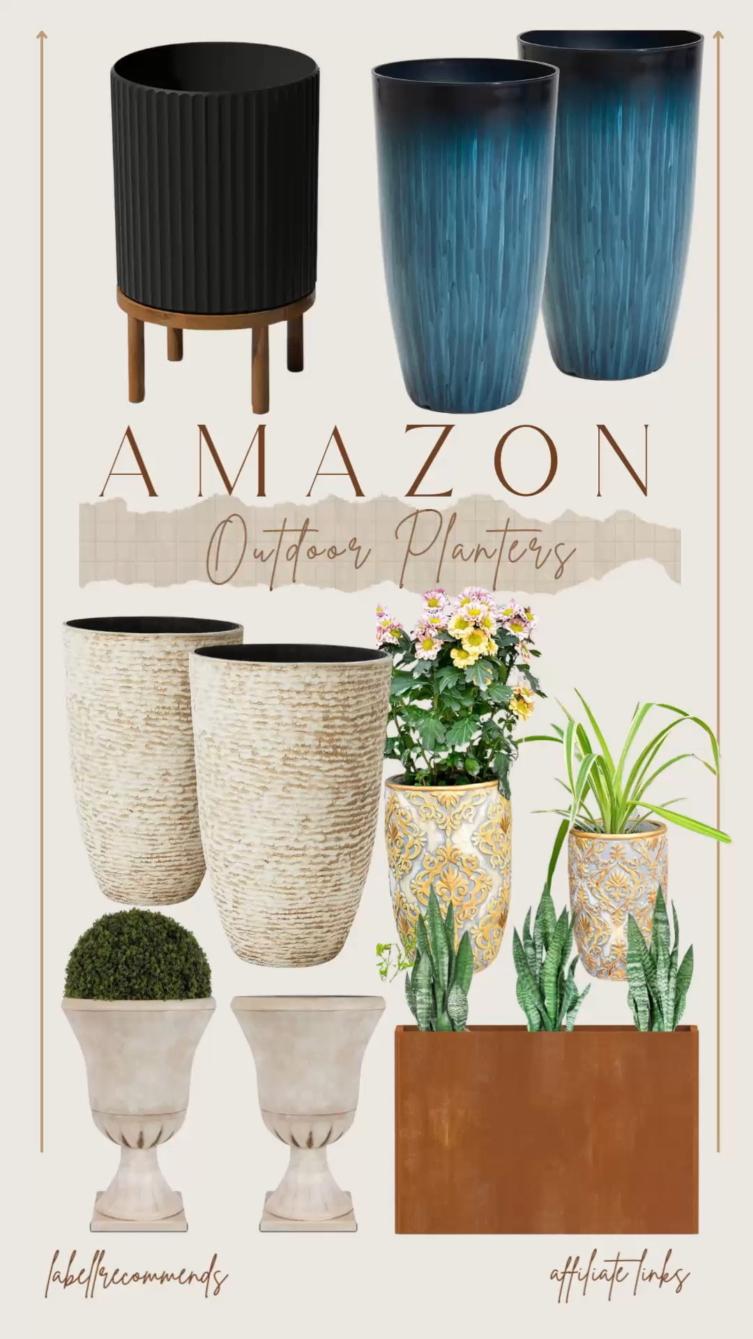 Outdoor planters from Amazon

#outdoorplanters #gardenplanters #backyardplanters #outsidedecor

Ceramic planters, outside planters, plastic planters for outside, outdoor planters, backyard decor

#LTKHome