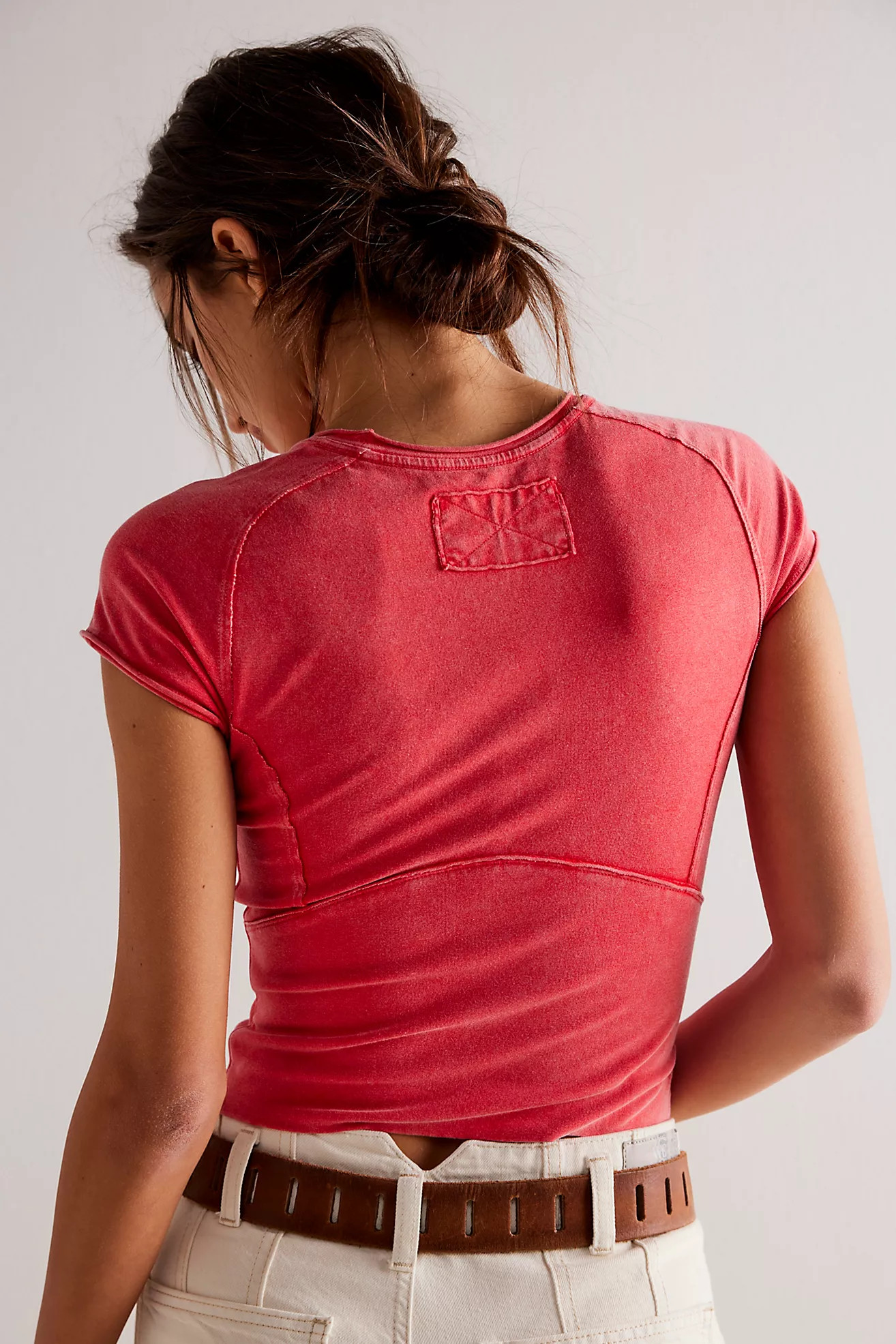 We The Free Protagonist Cropped Cap Sleeve Tee | Free People (Global - UK&FR Excluded)