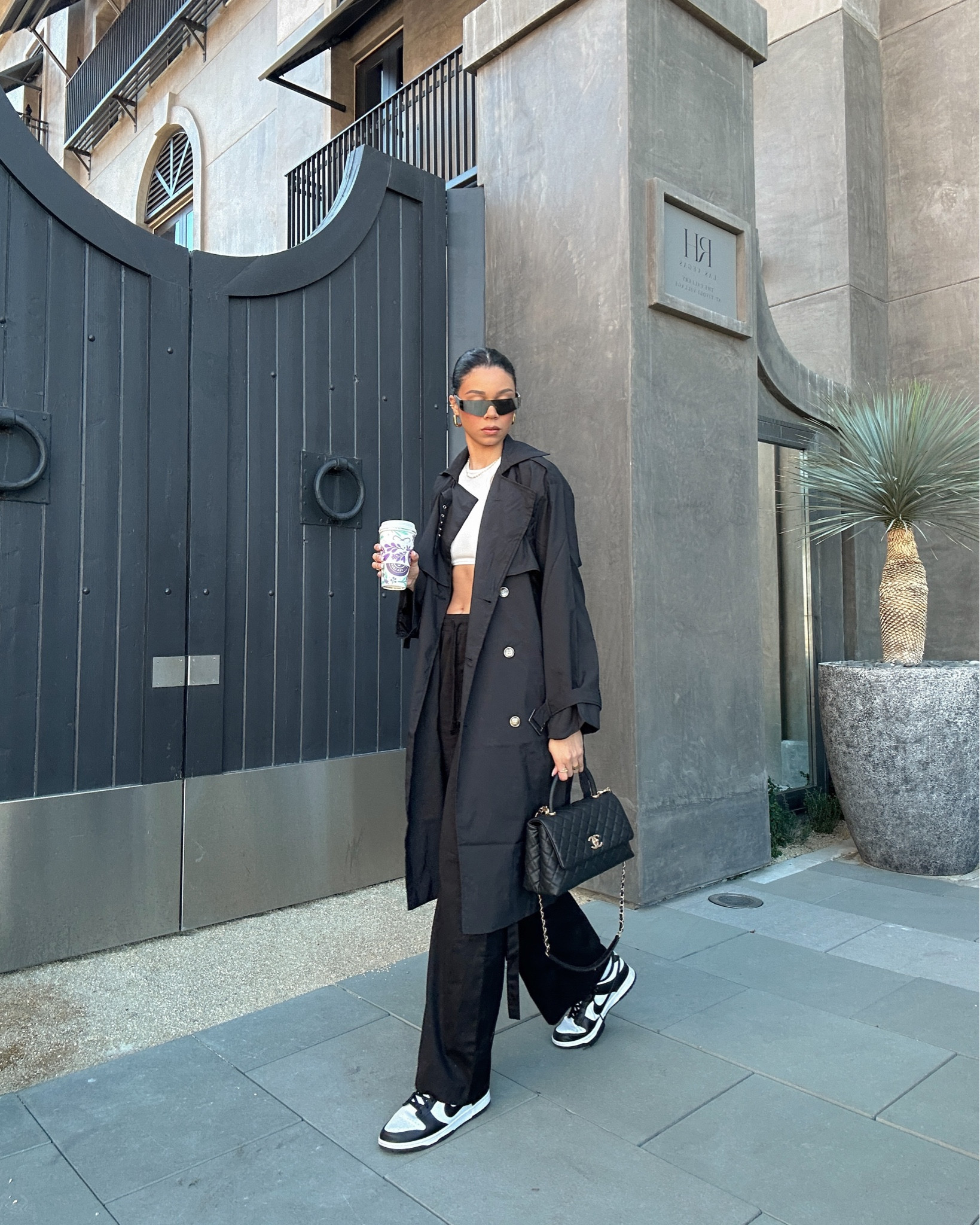 Fall trench coat outfit 