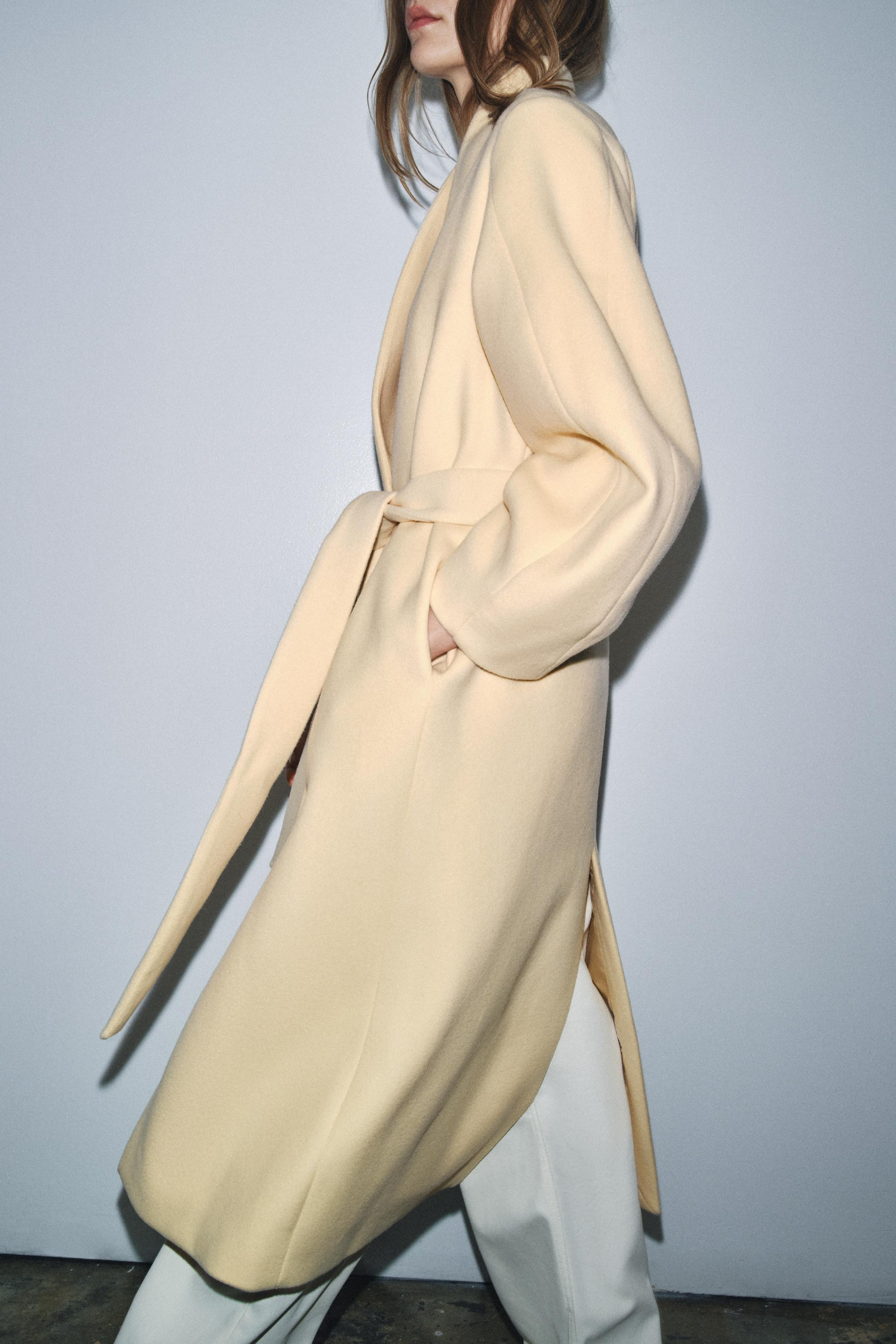 OVERSIZED WOOL BLEND COAT ZW COLLECTION | Zara UK