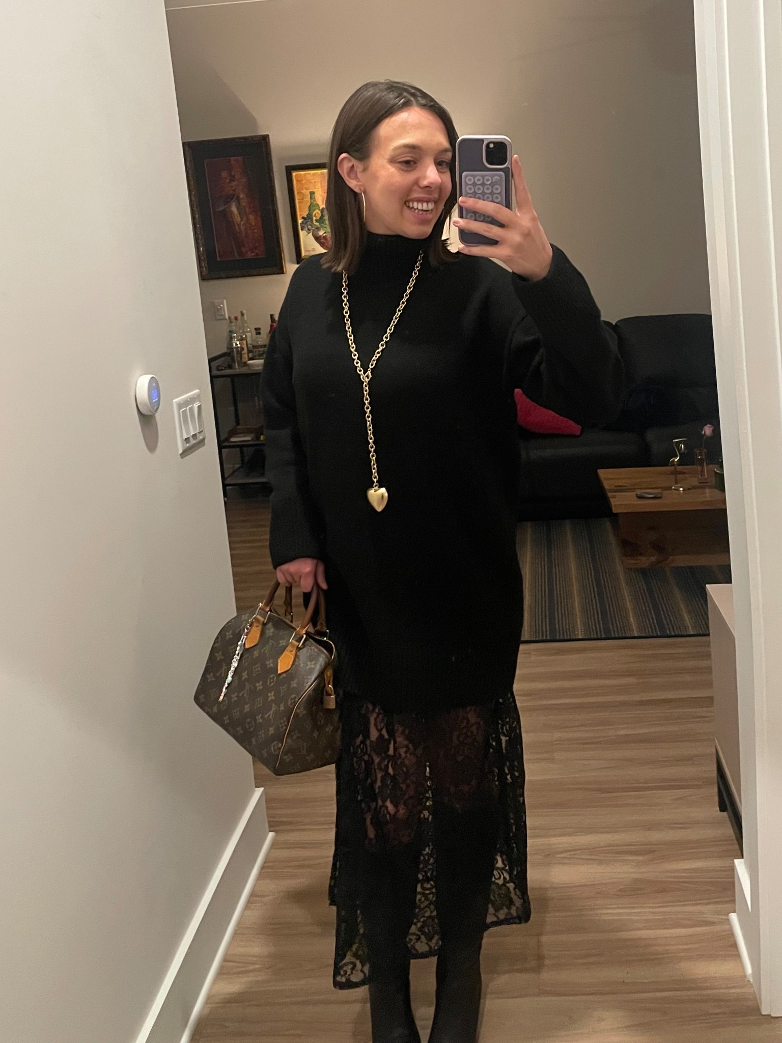 This dress is fabulous!! The by Anthro twofer dress come with the sweater dress and the lace slip dress (which can be worn separately) this is basically a BOGO! 🖤 I’m wearing an XS for size reference. 

#bestseller #blackdress #twoferdress #outfitinspo #fallfashion #cozychicstyle #holidayparty #coolgirlstyle #winterdress #winterfashion 

#LTKParties #LTKStyleTip #LTKHoliday