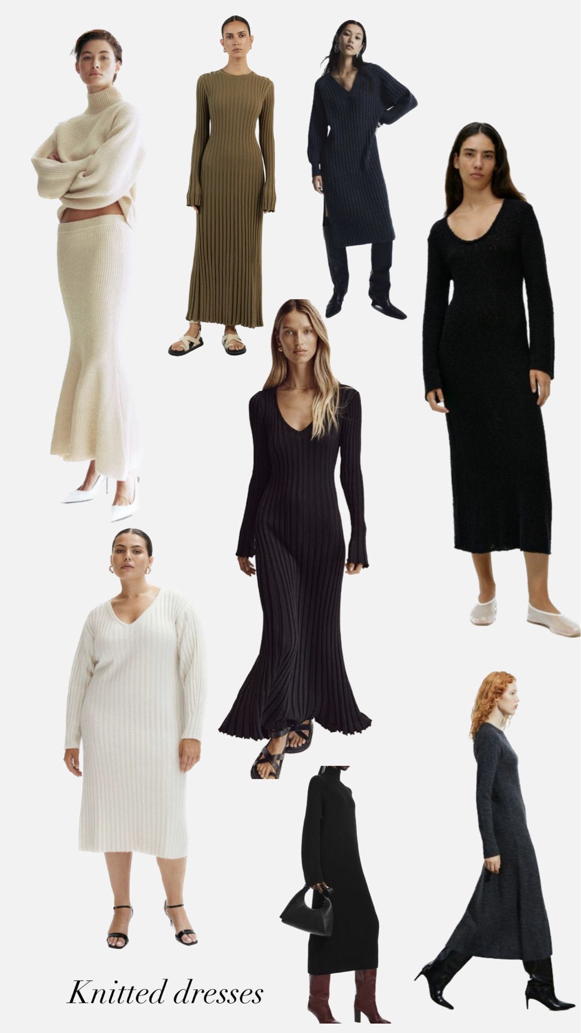 Knitted co ord 
knitted dresses

#LTKstyletip #LTKeurope #LTKover40