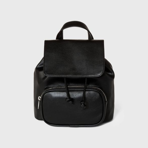 Mini Flap Backpack - Wild Fable™ Black | Target